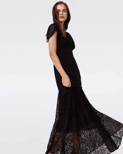 leslie lace maxi dress