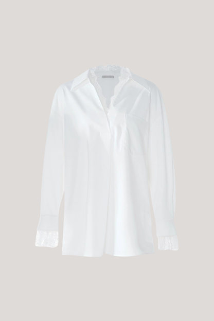 Dip Lace V Neck Shirt