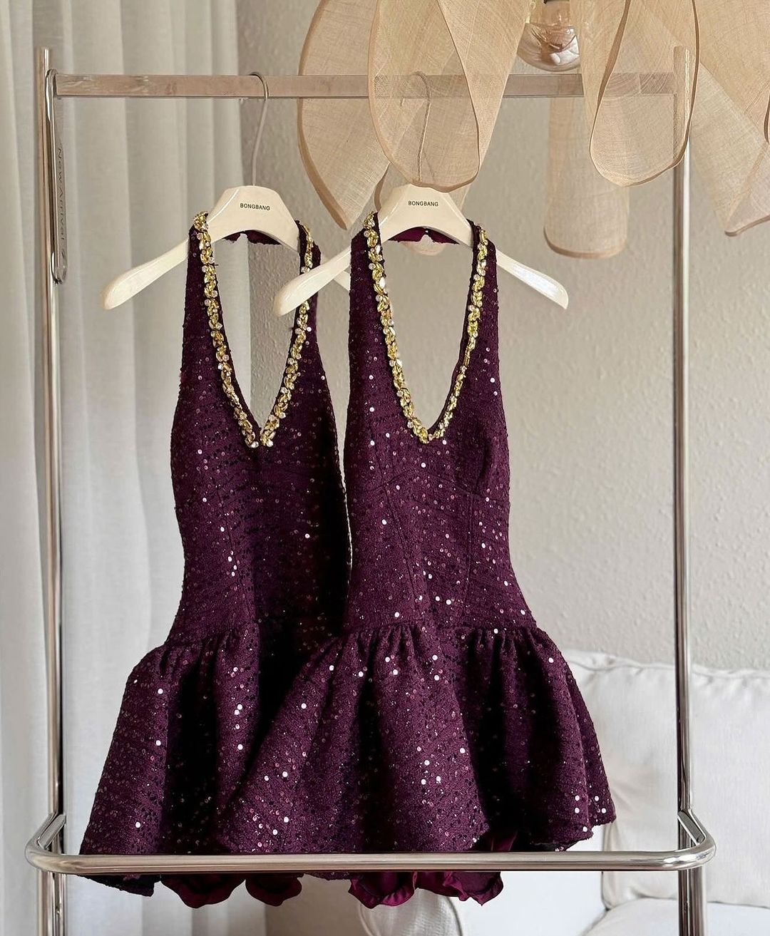 Bellerose Mini Dress In Purple