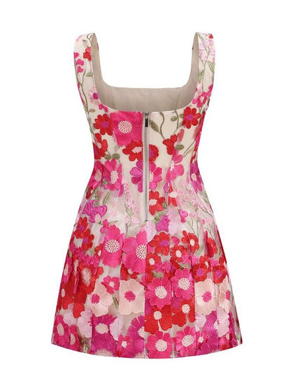 FLORAL MINI DRESS