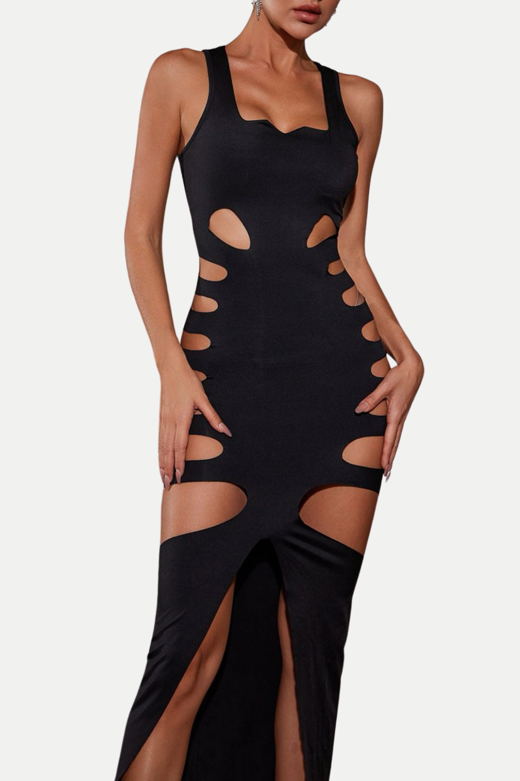 Fabian Cutout Split Maxi Dress