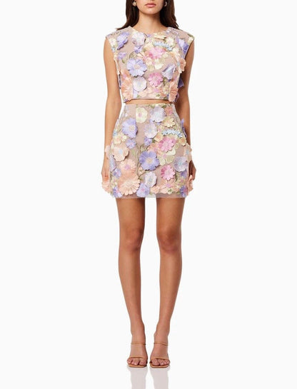 THE RÊVE FLORAL APPLIQUE SET