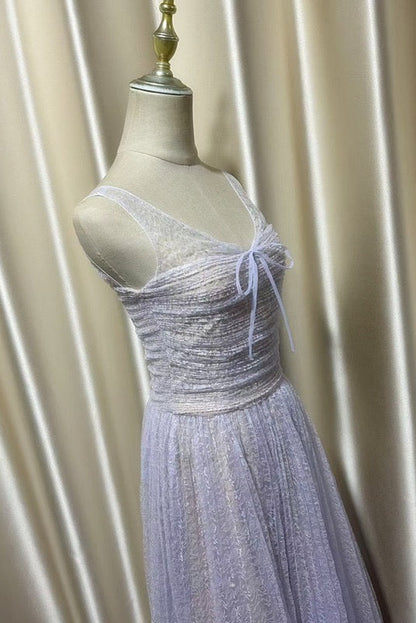 monica violet draped tulle fishbone maxi dress