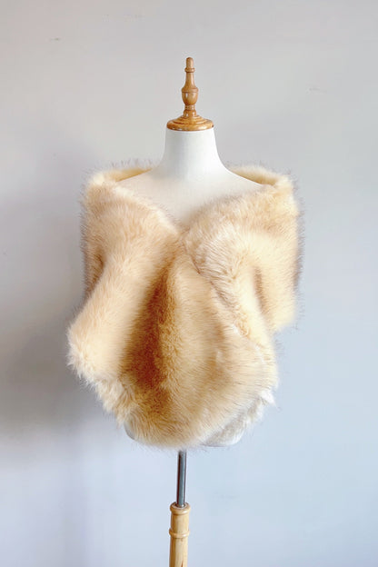 isabel Fur Shawl