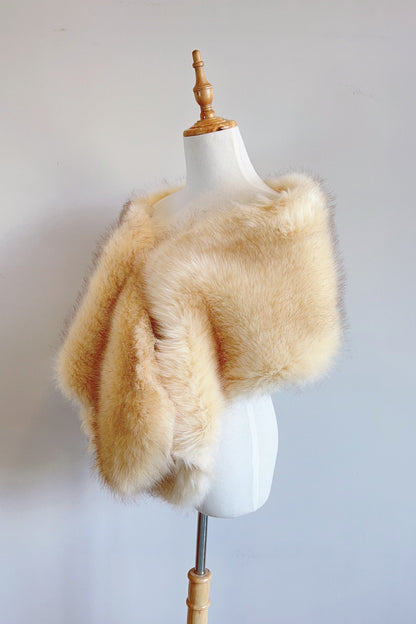 isabel Fur Shawl