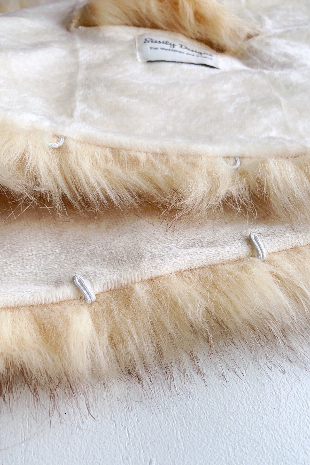 isabel Fur Shawl