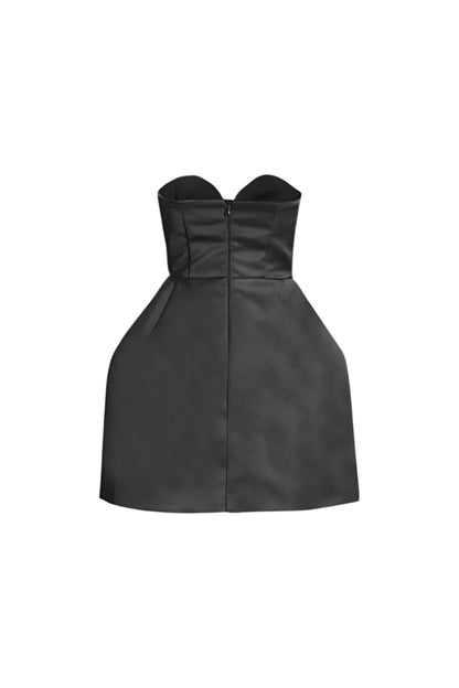 Sleeveless Hourglass Doll Dress - Black