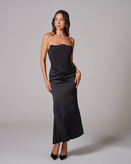 ISABELLE Corset Maxi Dress
