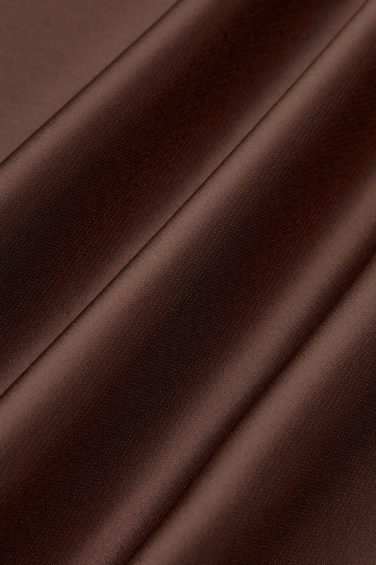 Ilya Asymmetrical Cutout Satin Maxi Dress - Brown
