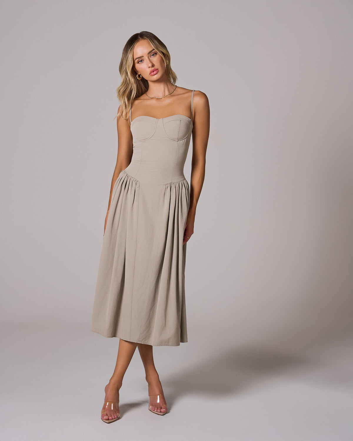 Corset Midi Dress