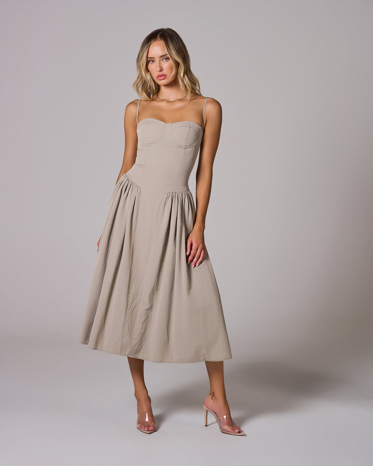 Corset Midi Dress