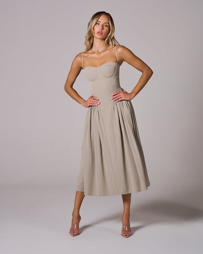 Corset Midi Dress