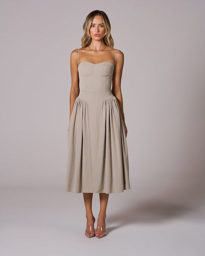 Corset Midi Dress