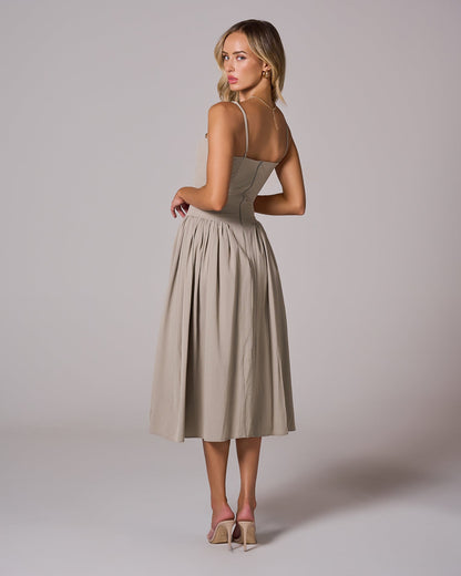 Corset Midi Dress