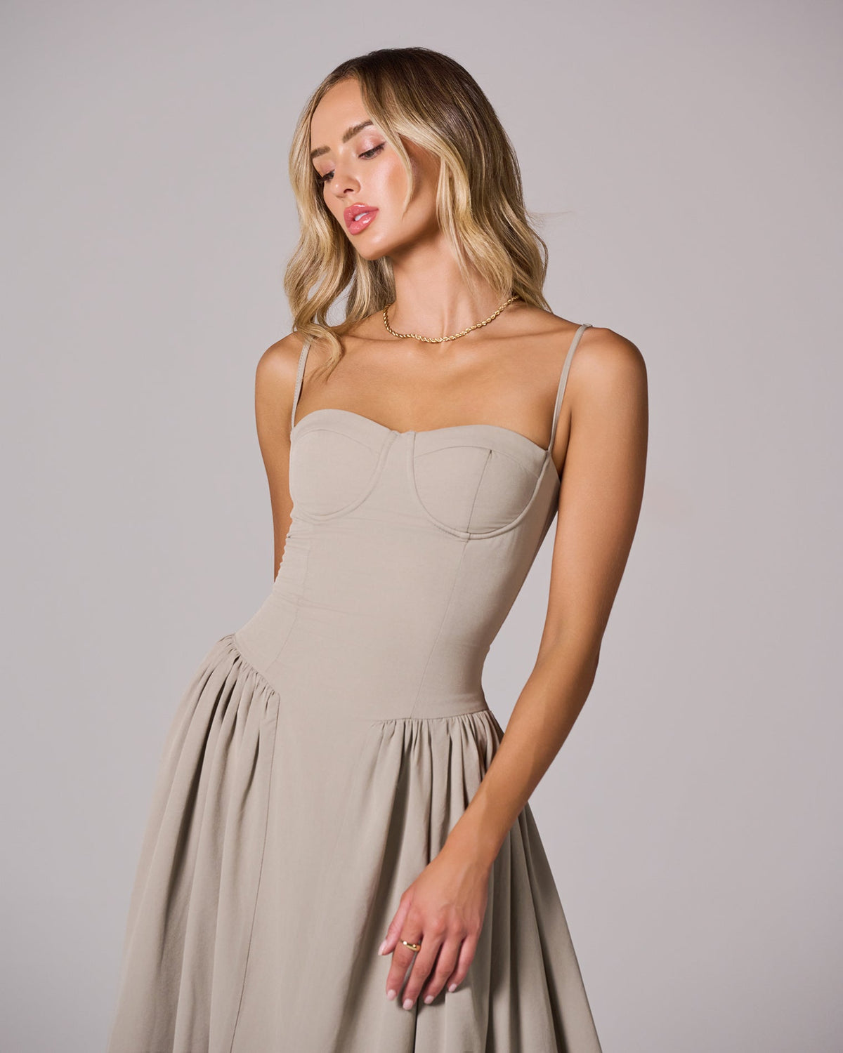 Corset Midi Dress