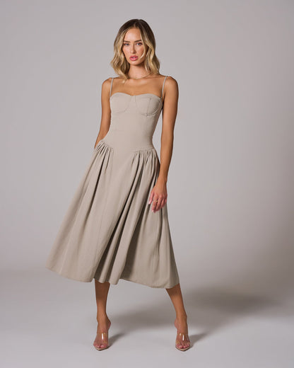 Corset Midi Dress