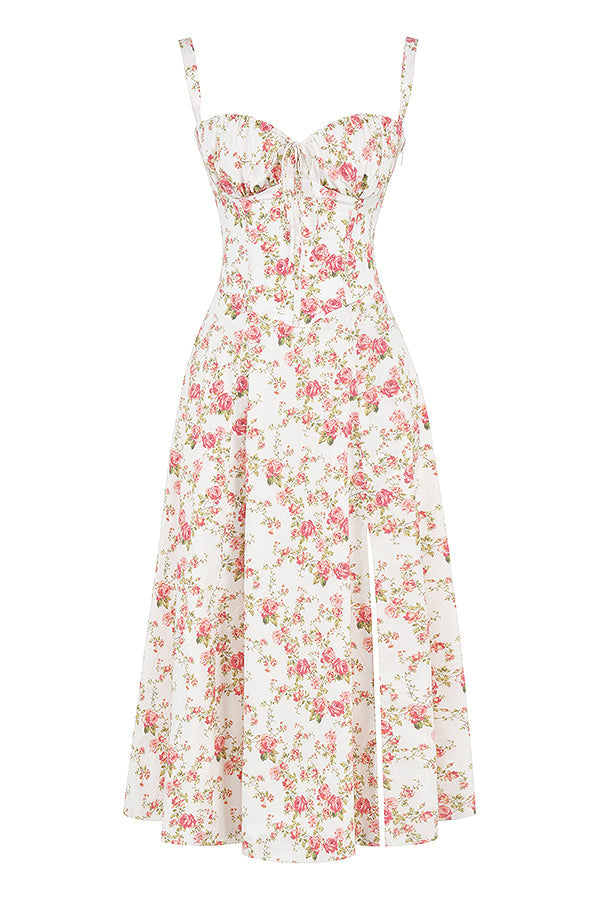 LOUISA Bustier Midi Dress