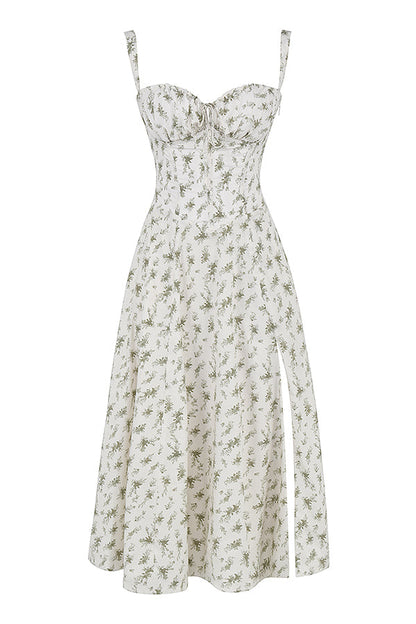 LOUISA Bustier Midi Dress