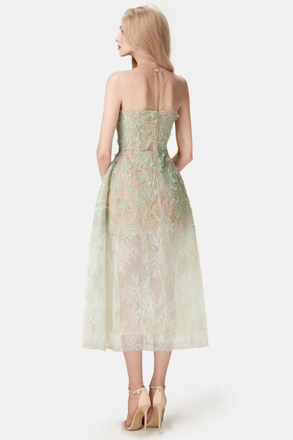 Mint Beaded Lace Dress