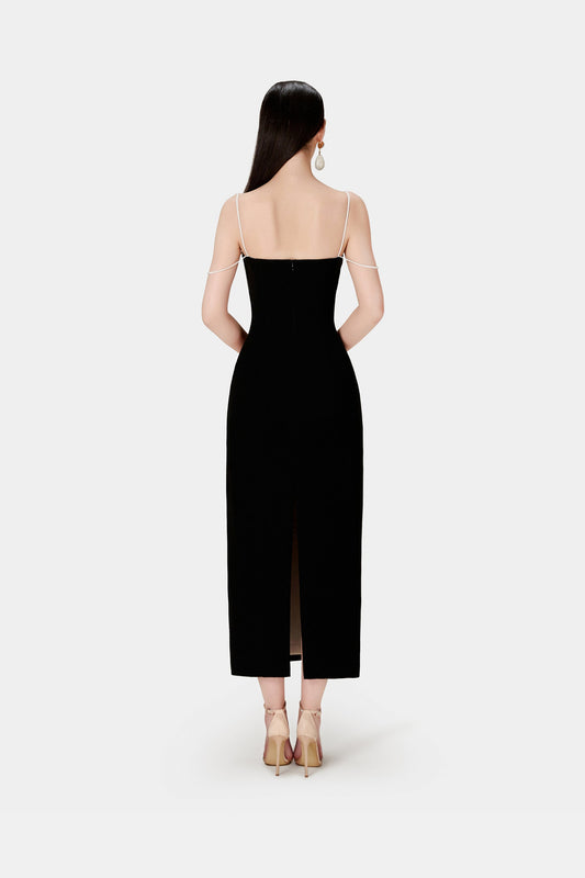 BLACK TWISTED DRESS