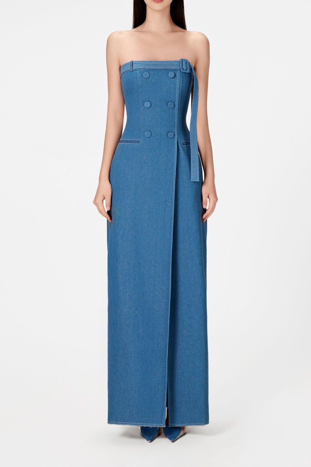 DENIM LONG DRESS