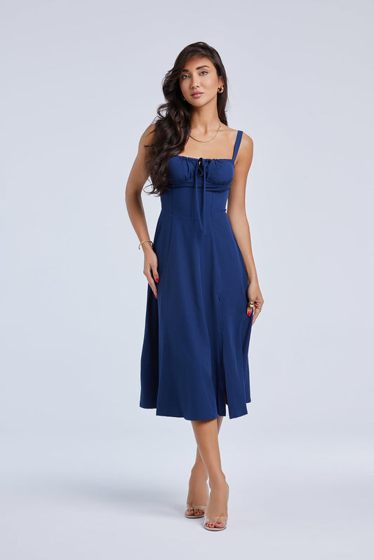 LOUISA Bustier Midi Dress