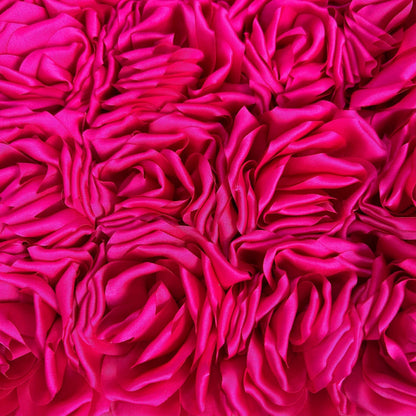 flower bandage midi dress in hot pink