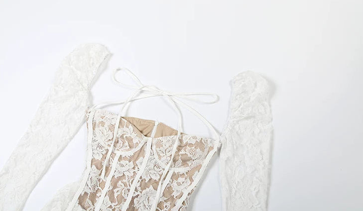 Caitlyn Lace Corset Mini Dress