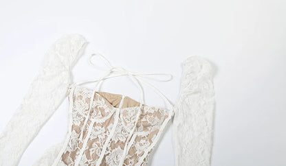 Caitlyn Lace Corset Mini Dress