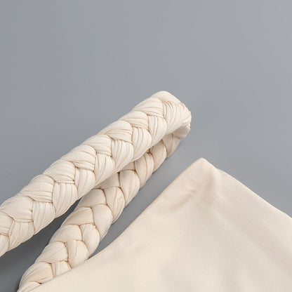 crystal chain embellished fishtail skirt set in apricot