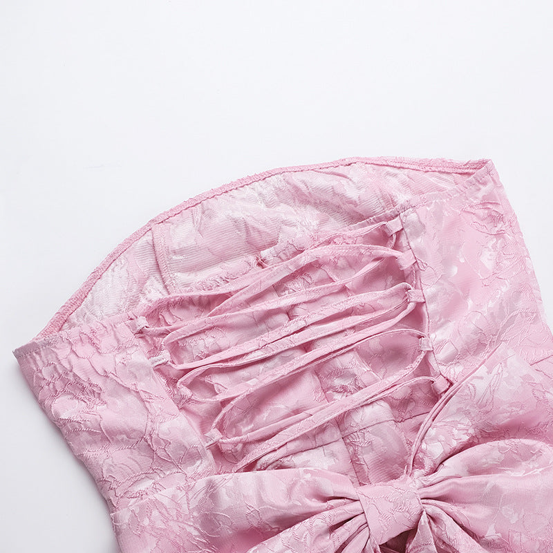 Salome Mini Dress - Blush