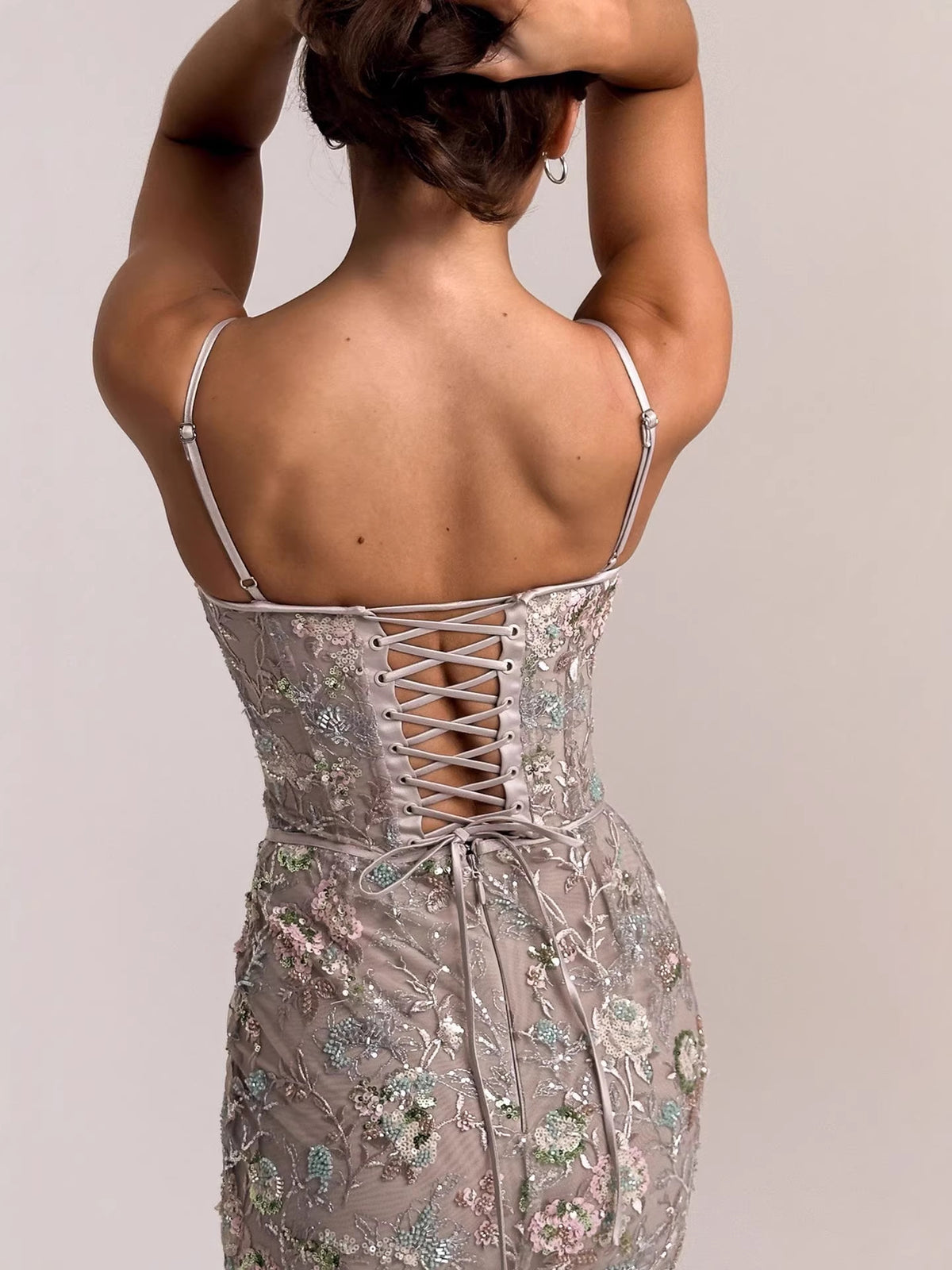 Sabina sexy and elegant strapless backless maxi dress