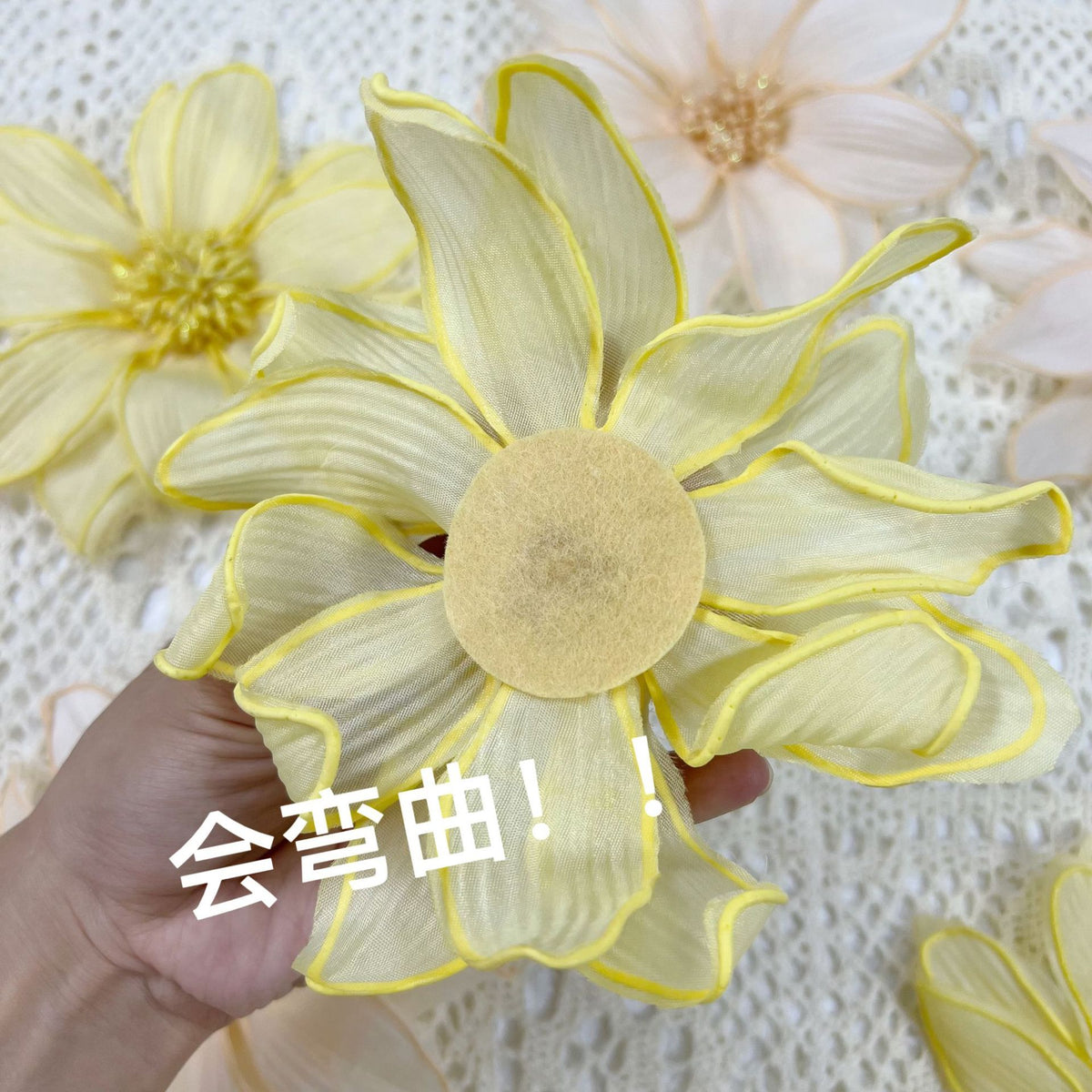 New handmade daisy 3D floral summer children's clothing accessories, swimwear, sexy lingerie, matching accessories