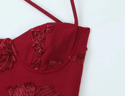 Nefertiti Maxi Dress - Burgundy