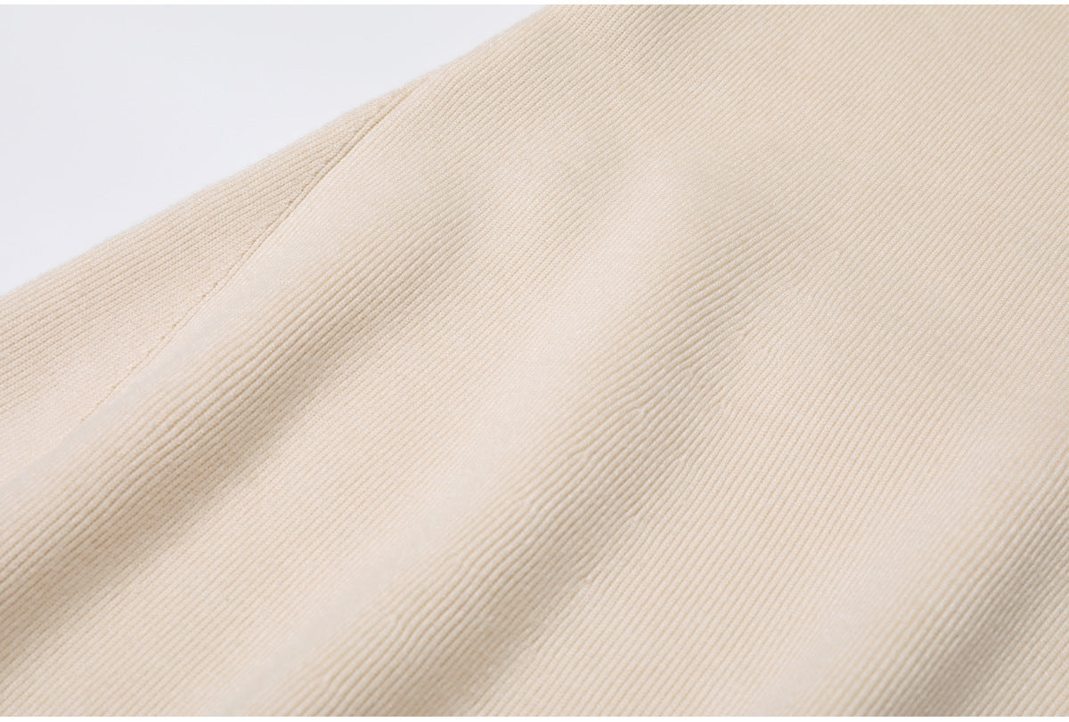 virginia Cream Embellished Cardigan skirt set