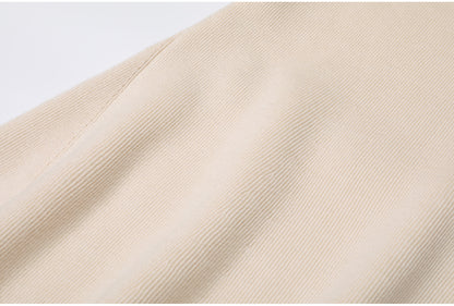 virginia Cream Embellished Cardigan skirt set