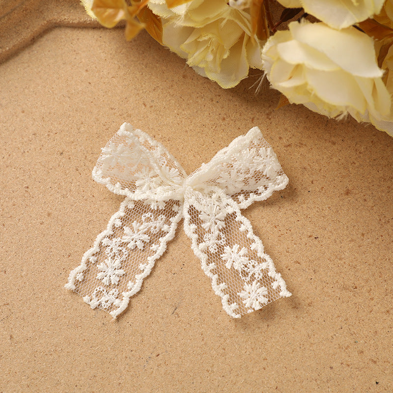 Gentle Weaver Girl style, ultra-fairy lace lace bow DIY shoes, socks, dresses, accessories, hair accessories, clothing accessories