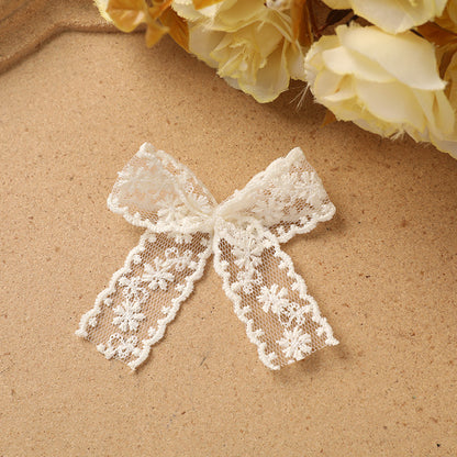 Gentle Weaver Girl style, ultra-fairy lace lace bow DIY shoes, socks, dresses, accessories, hair accessories, clothing accessories