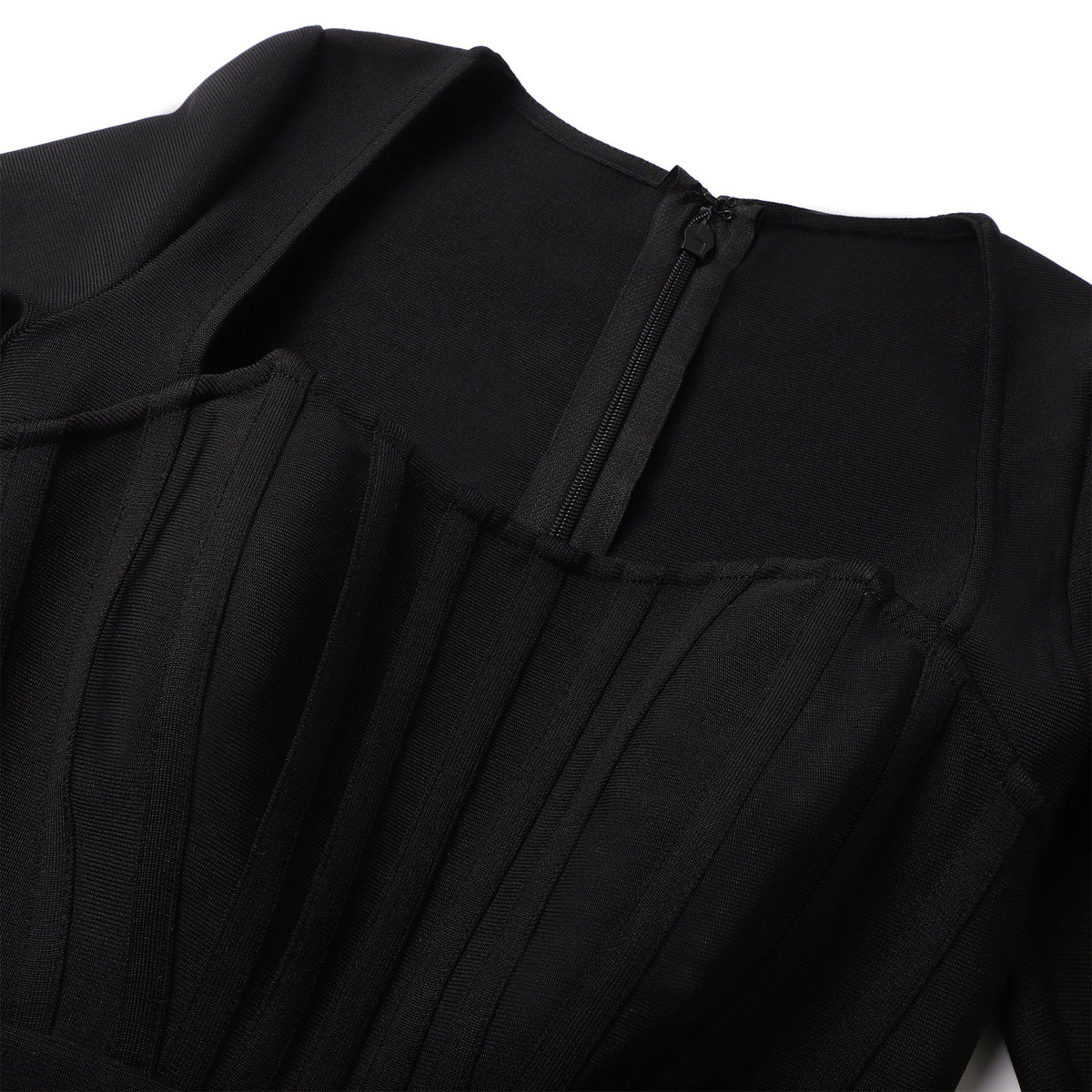 alexandra bodycon bandage mini dress in black