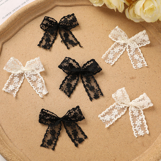 Gentle Weaver Girl style, ultra-fairy lace lace bow DIY shoes, socks, dresses, accessories, hair accessories, clothing accessories