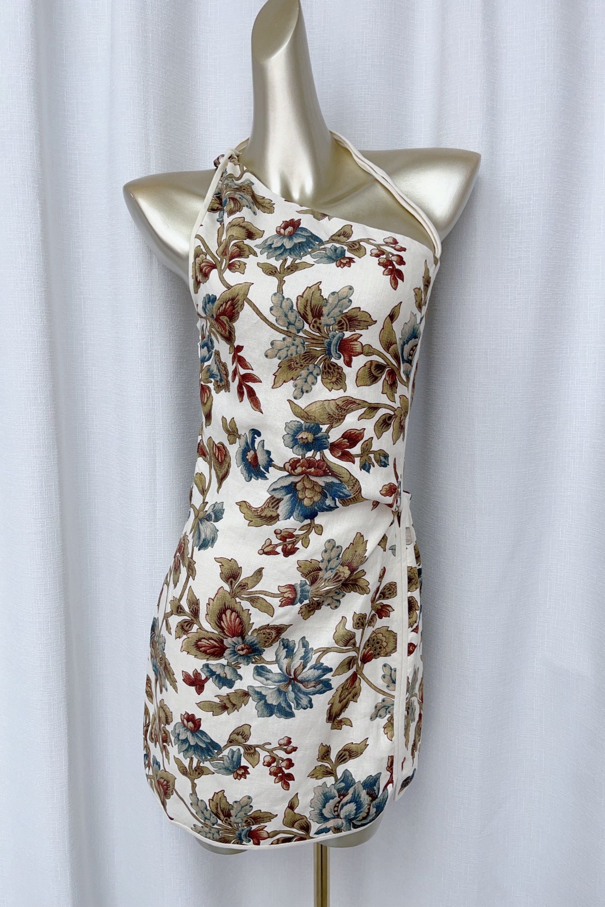 Floral print Asymmetric Mini Dress