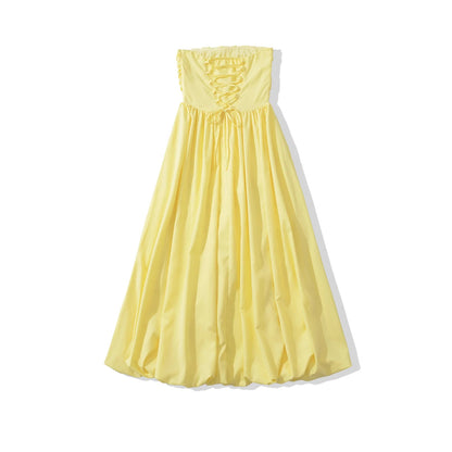 Jillian Maxi Dress - Lemon