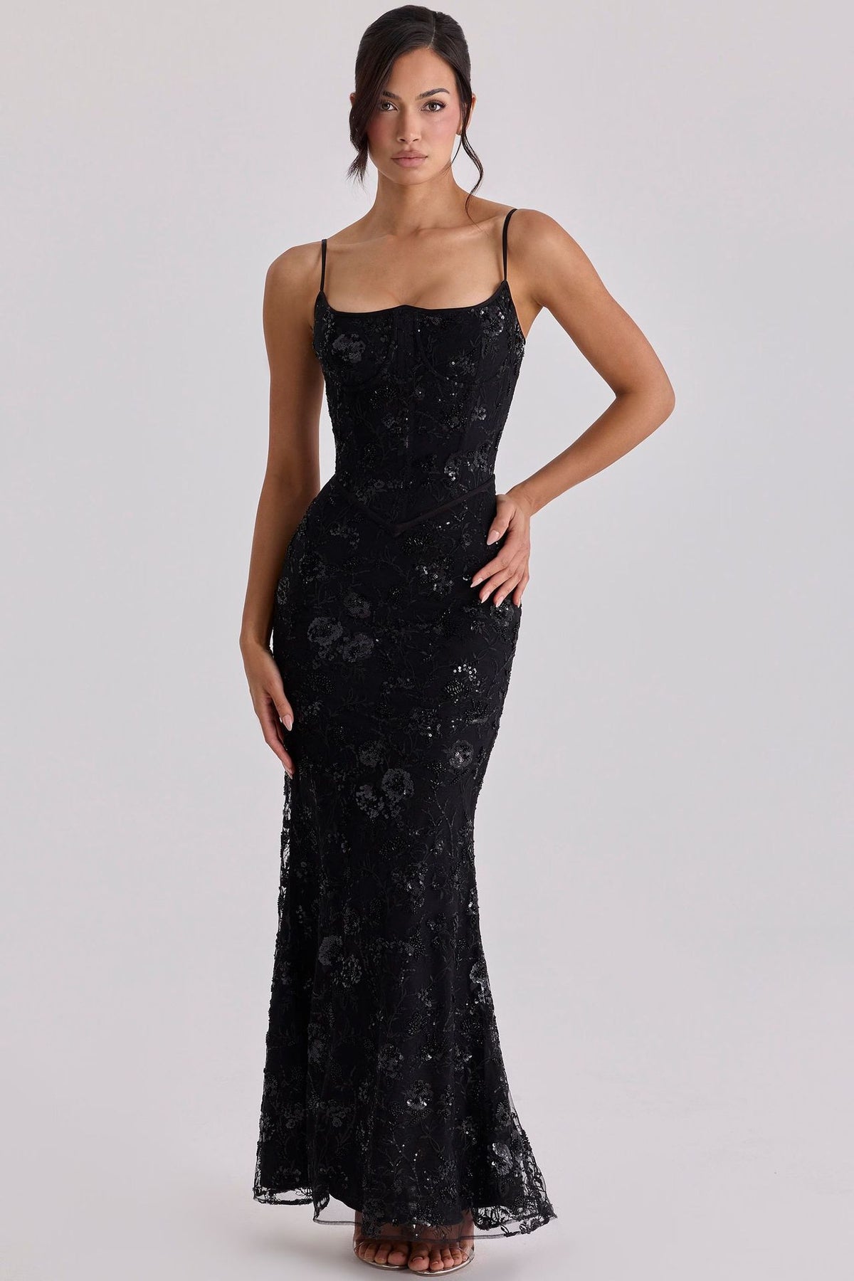 Sabina sexy and elegant strapless backless maxi dress