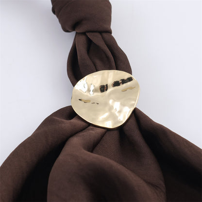 Chocolate Brown Textured Satin Sheath Dress