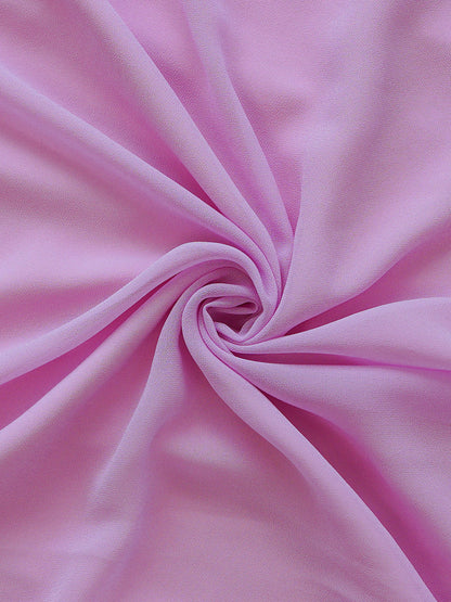 pink one-shoulder pleated dress