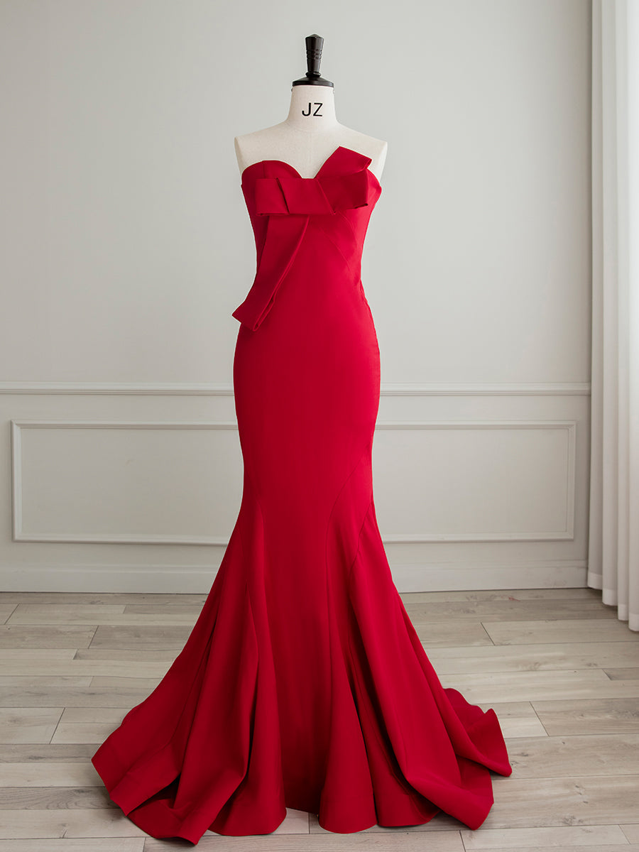 Mermaid Burgundy maxi Dress