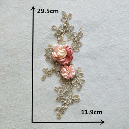 DIY polyester hand-sewn clothing accessories decoration cheongsam dress dress performance dress wedding dress decoration