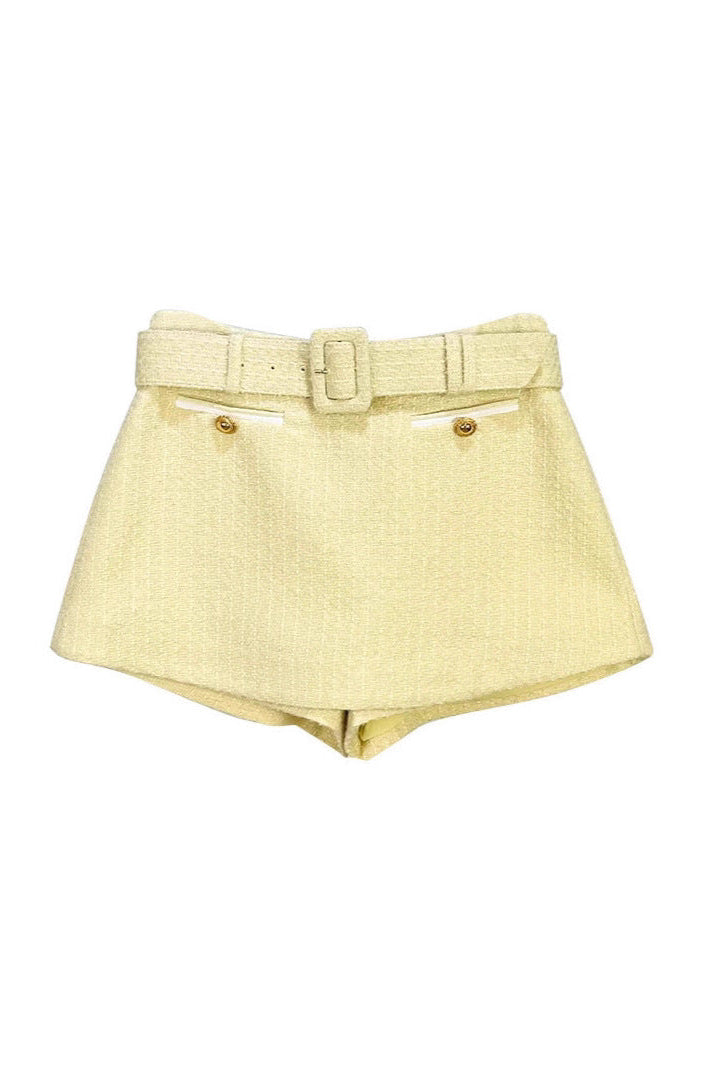 sigrid Boucle Skort in Yellow