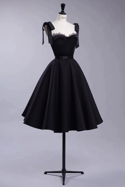 black velvet retro suspenders umbrella set dress