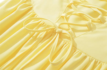 Jillian Maxi Dress - Lemon